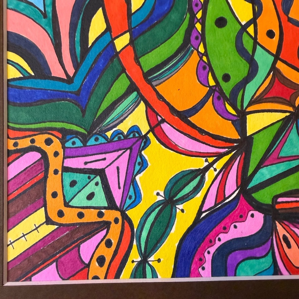 Original Intuitive Abstract Drawing - Picture 3 of 6